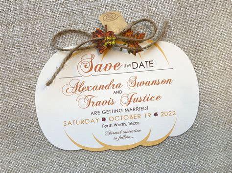 fall wedding save the dates|More.